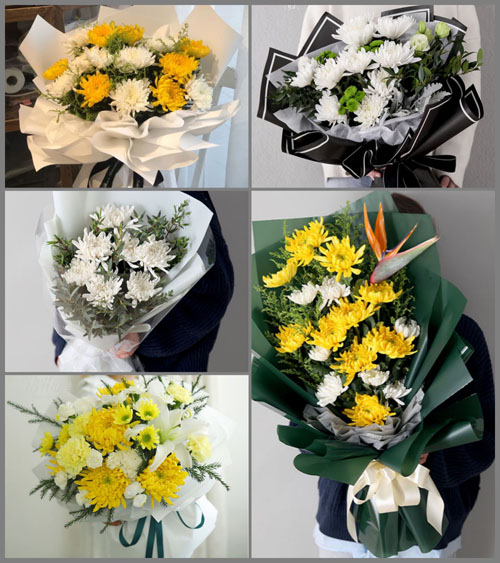 江苏连云港东海县白塔埠镇白事花束代送